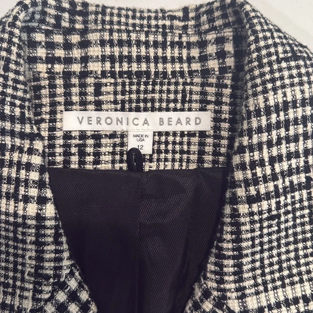 Veronica Beard black & white jacket/ blazer. Gorgeous. Worn 2x. - Picture 2 of 12